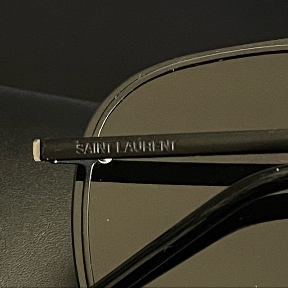 SAINT LAURENT - 99mm Aviator Sunglasses -NWOT - Picture 9 of 16